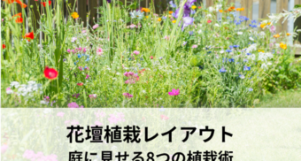 花壇植栽レイアウト｜庭に見せる8つの植栽術